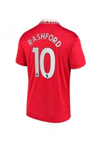 Manchester United Marcus Rashford #10 Voetbaltruitje Thuis tenue 2022-23 Korte Mouw